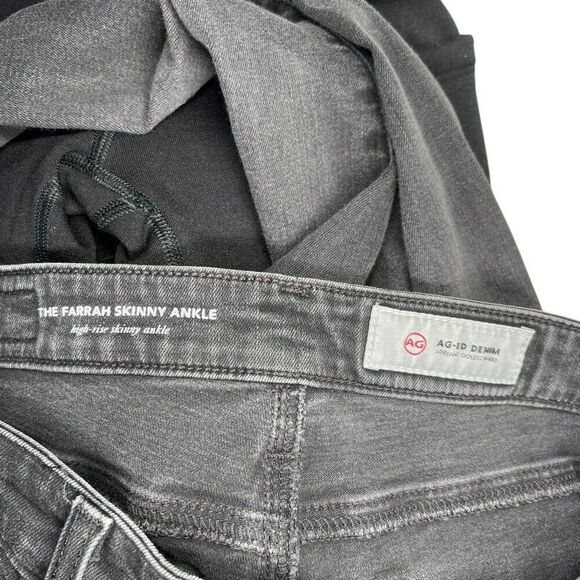 Adriano GoldSchmied The Farrah Jeans Womens Size 27 High Rise Skinny Ankle Denim - Picture 9 of 11